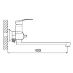 Смеситель для ванны Oute T26 T2623