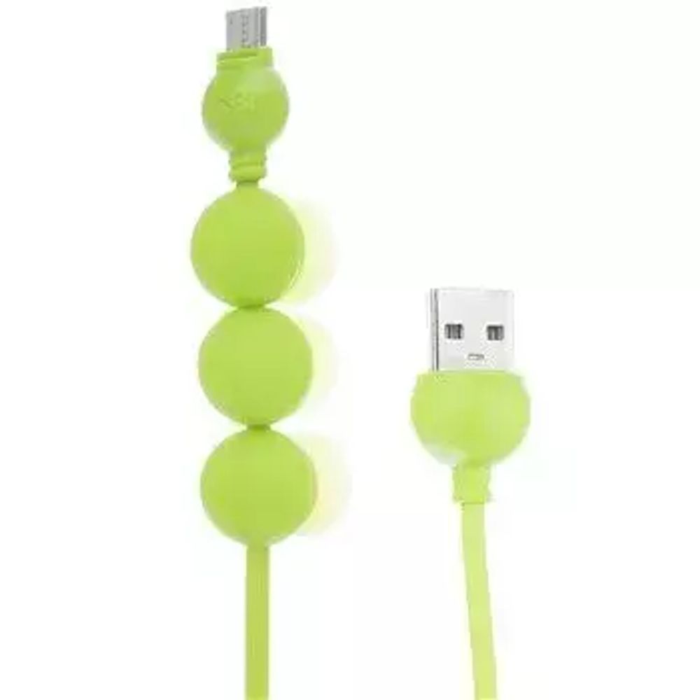 USB cable micro 1.5m D150 Octopus Mizoo green