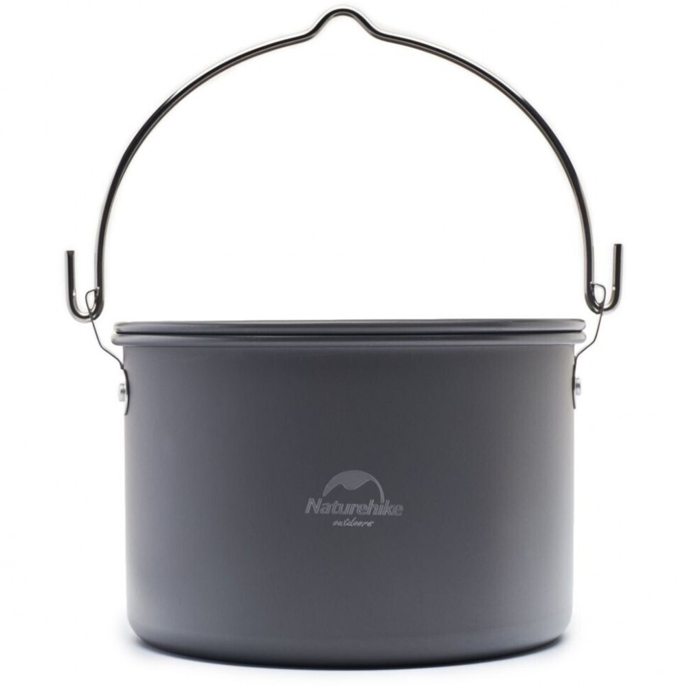 Котелок туристический Naturehike NH17D021-G подвесной на 4-6 персон серый, 6927595723173