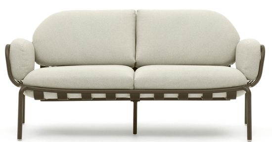 Joncols уличный алюминиевый 2-местный диван зеленого цвета 165 см Испания 