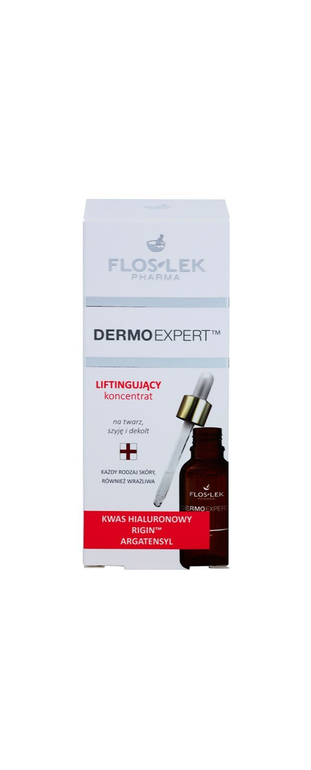FlosLek Pharma DermoExpert Concentrate - лифтинг-сыворотка для лица, шеи и зоны декольте /   30  ml  / GTIN 5905043005225