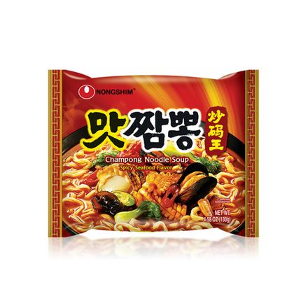 Лапша Nongshim Champong со вкусом морепродуктов 130 г