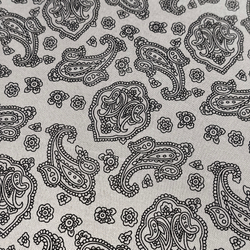 Ткань подкладочная сумочная Серая с огурцами