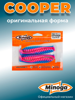 Силиконовая приманка COOPER 4,0"(4шт) 100мм, цвет 114
