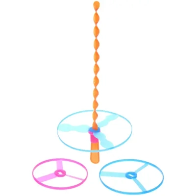Ветрячок «Вертушка», 28 см, 3 кольца d 13 см, 10 см и 8 см, микс