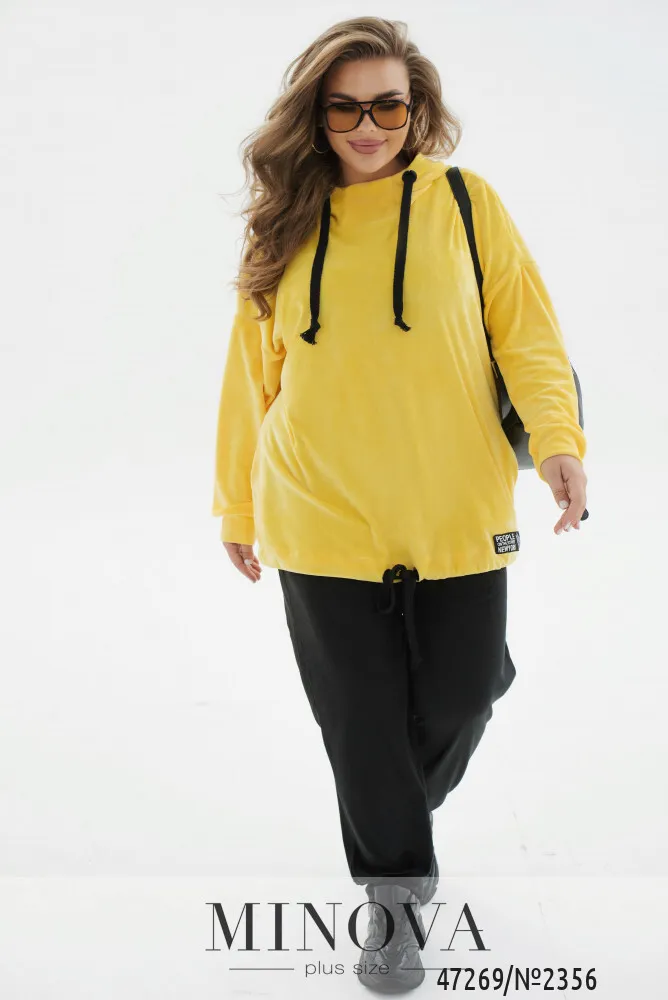 Костюм 2356-желтый-черный Minova