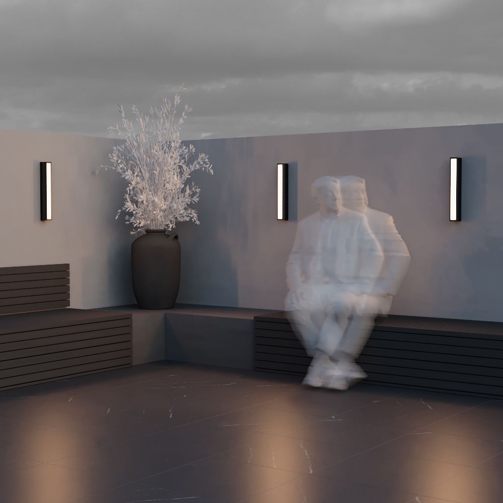 Уличный настенный светодиодный светильник Maytoni   O571WL-L20B3K