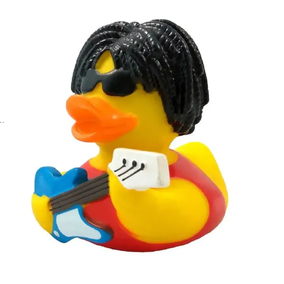 Игрушка для ванны сувенир Funny ducks &quot;Рокер уточка&quot;, 1948