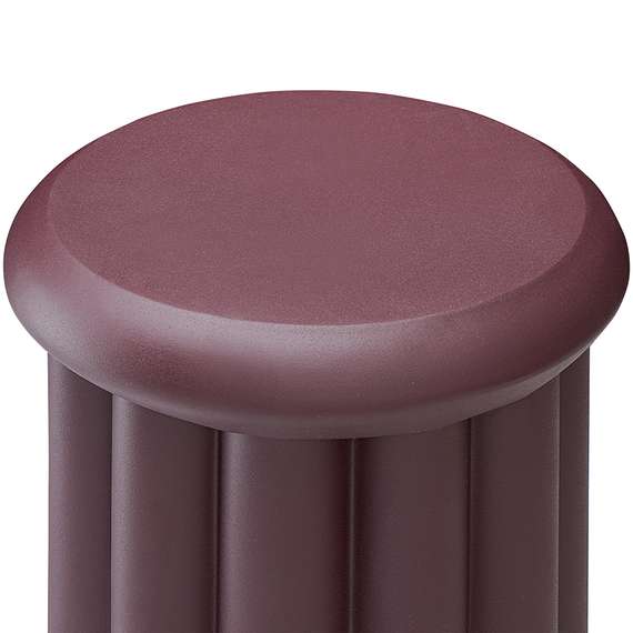 Столик приставной Vivlend, Ø34х46 см, сливовый