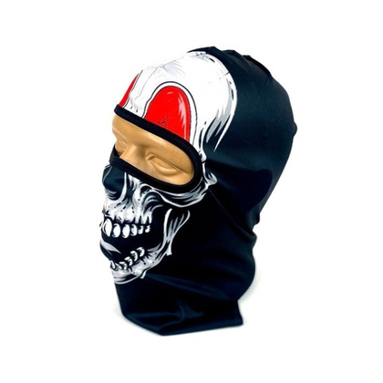 Балаклава-Подшлемник Череп с красными глазами