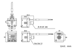 Цифровой манометр MS30, 2PNP, -100kPa/100kPa