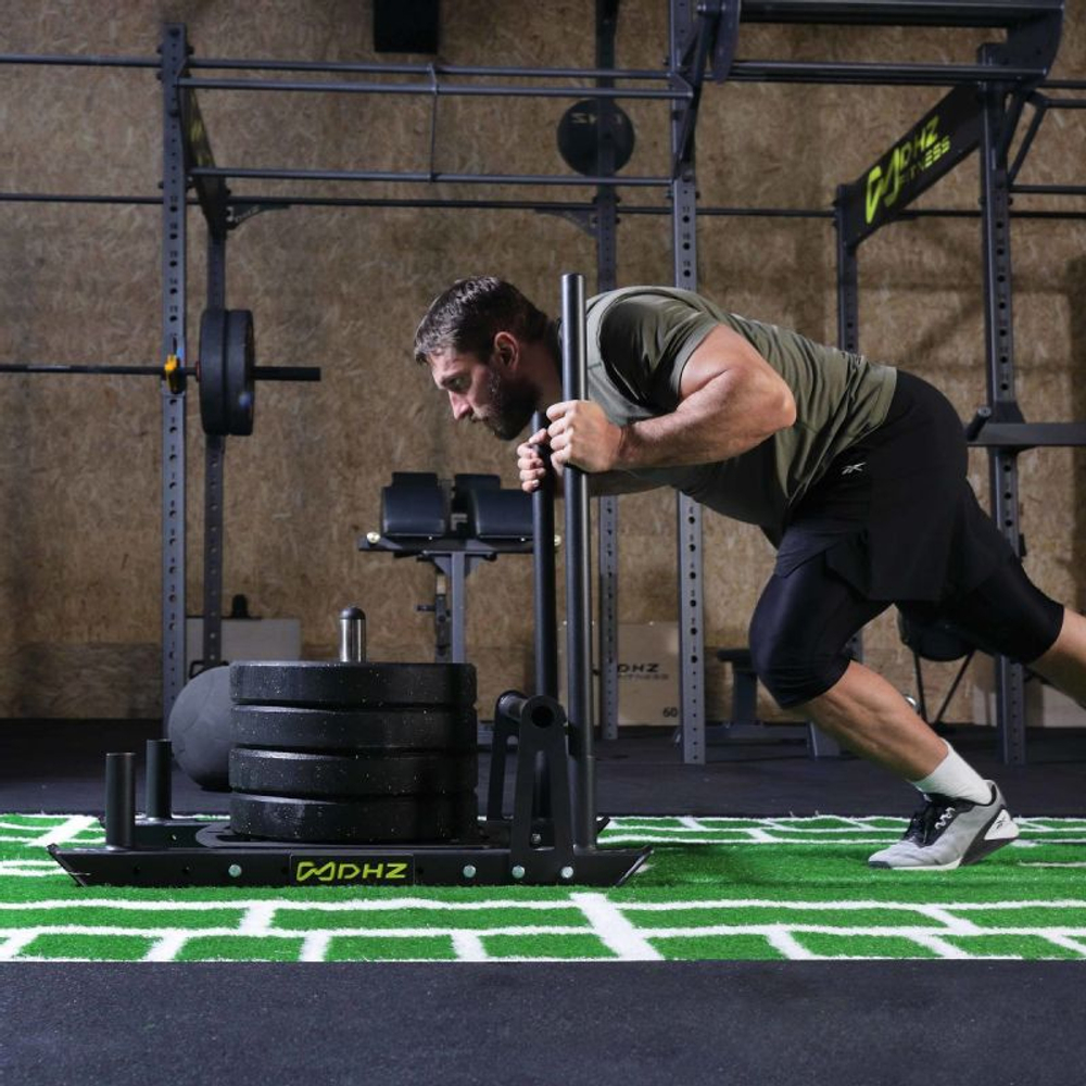 Искусственный газон (трава) для функционального тренинга с разметкой 2x15 ТАНГЕН