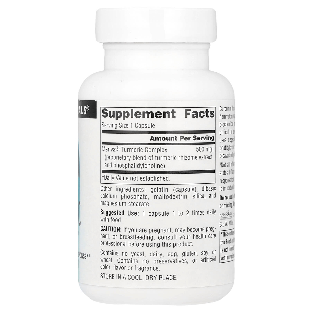 Source Naturals, Куркума с Meriva®, 60 капсул