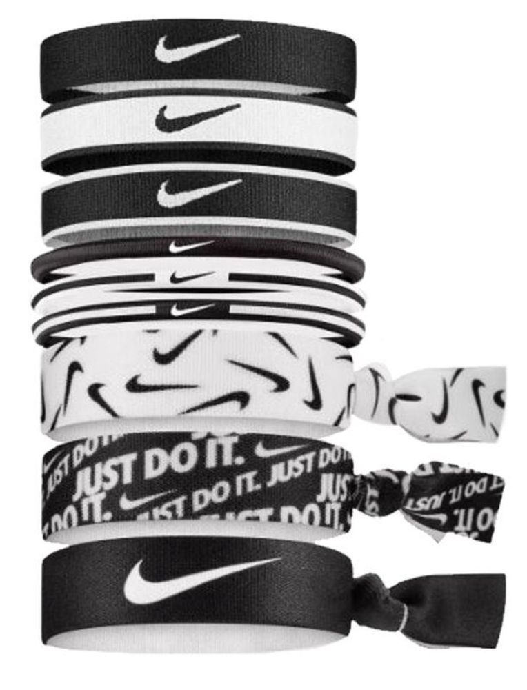 Резинка на голову Nike Ponytail Holders 9P - black/white/black