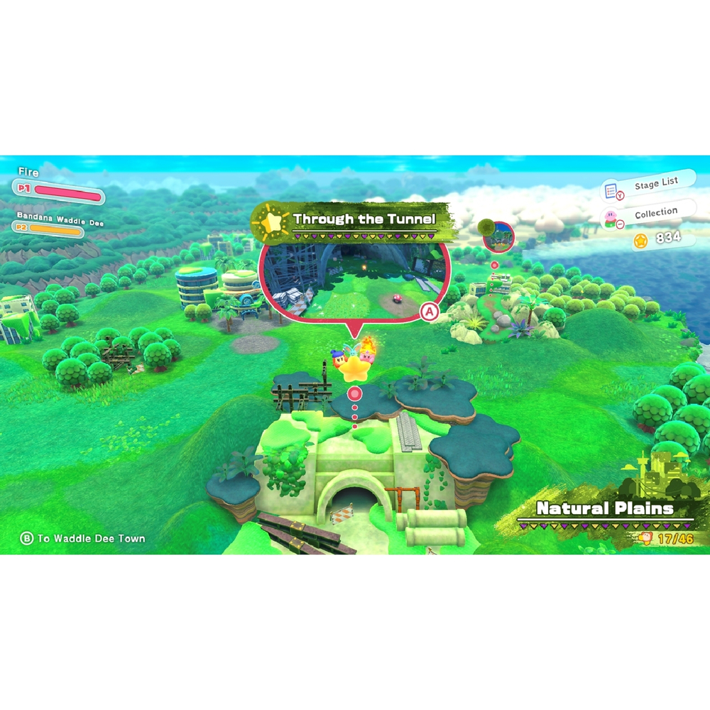 Игра Kirby and the Forgotten Land Nintendo Switch 2 Edition + Star-Crossed World (Английская версия) для Nintendo Switch 2