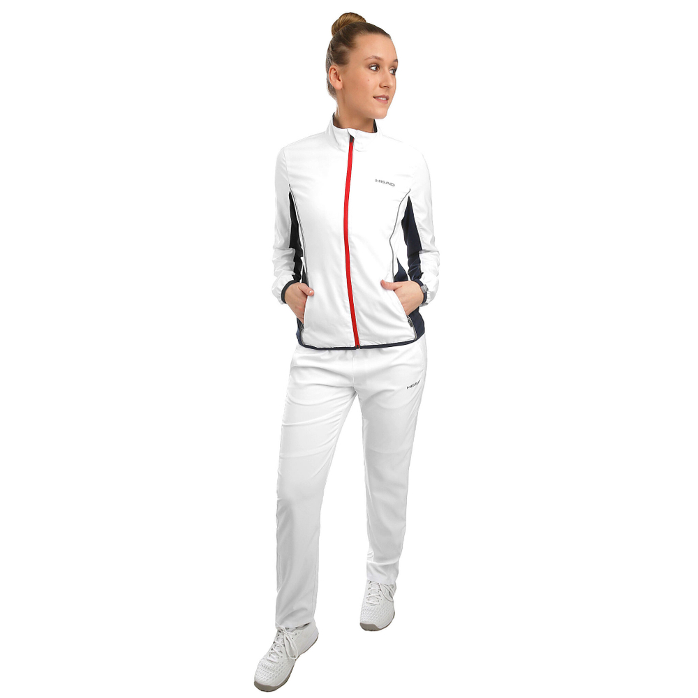 Женские теннисные брюки HEAD Club Training Pants Women - White