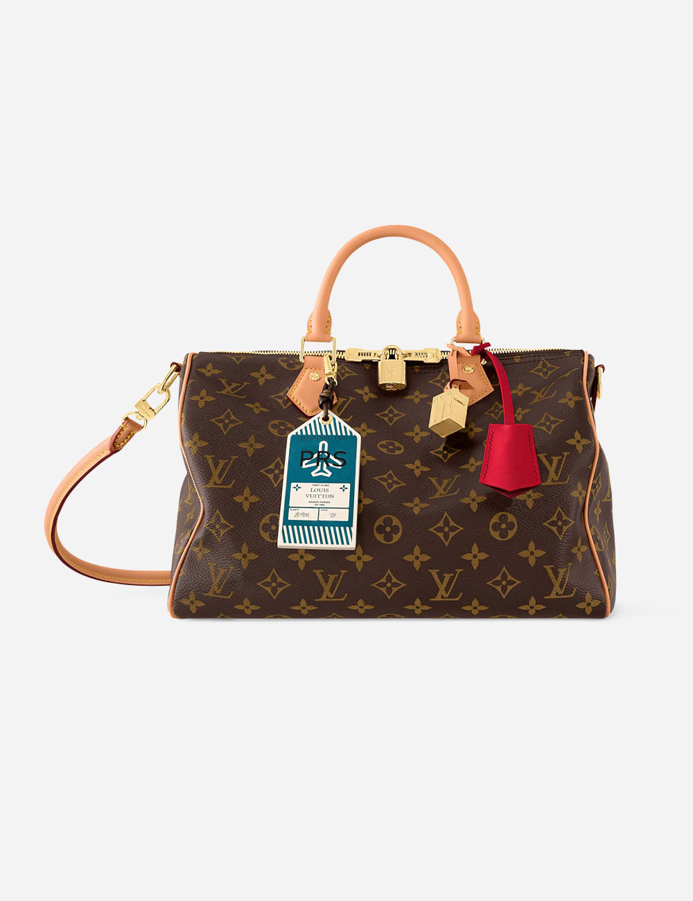 Сумка Louis Vuitton Speedy Soft 30 Crafty "Monogram Red"