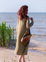 Бохо сумка "Зигзаг" большая