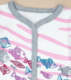 Боди FISH (розовый)