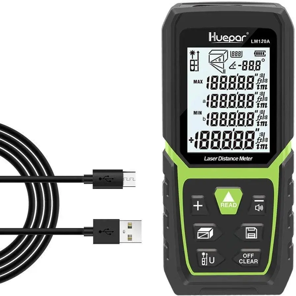 Лазерный дальномер Huepar LM120A до 120 метров