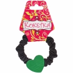 Резинка для волос «Каскада», сердце, микс 5 цветов, d-5,5см