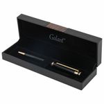 Ручка подарочная шариковая GALANT "Bernini", корпус черный, детали золото, узел 0,7 мм, линия письма 0,5 мм, синяя, 144177