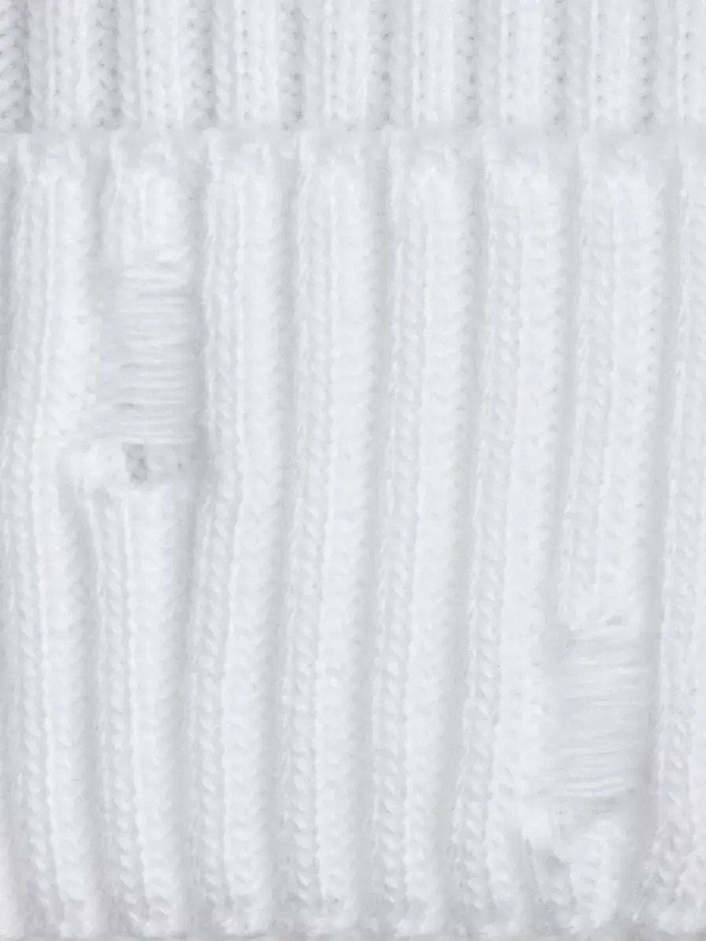 Шапка бини рваная и снуд осенние