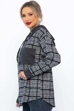 Рубашка с капюшоном Стокгольм (серая) Б14593-50М LT Collection