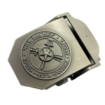 Текстильный ремень со стальной пряжкой "ЧВК Вагнер – Кровь Честь Родина Отвага"