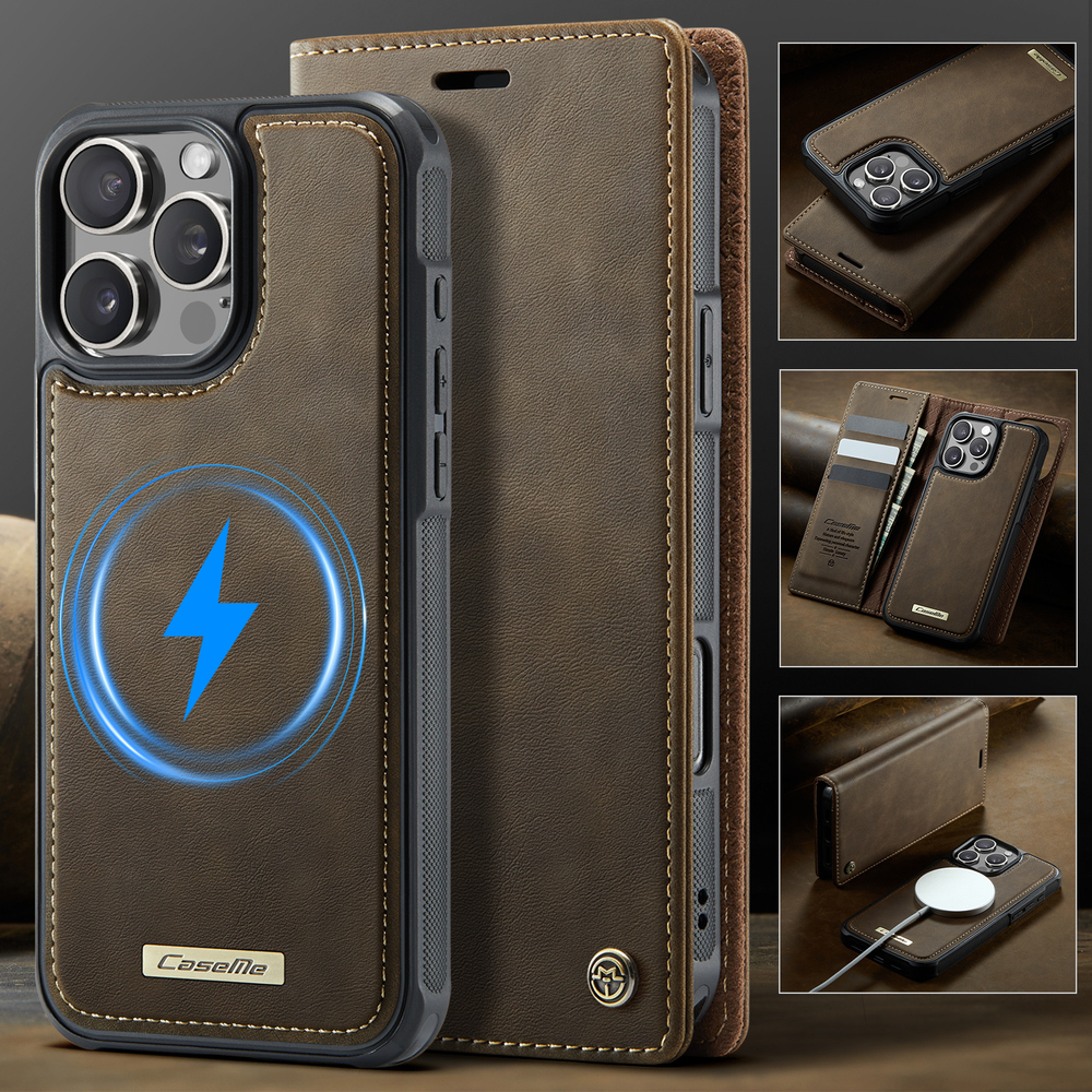 Чехол-кошелек CaseMe 2 in 1 MagSafe iPhone 16 Pro