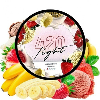 420 Light Line - Lody Bananowo Truskawkowe (100g)