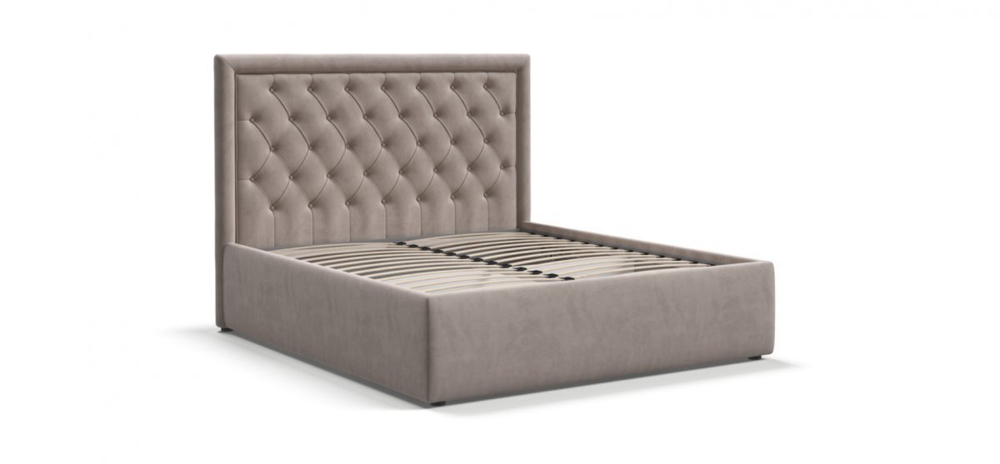 Кровать BOSS CLASSIC велюр Monolit латте