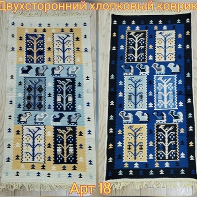 Коврик интерьерный с бахромой VOSTOK 60*120 (двухсторонний)