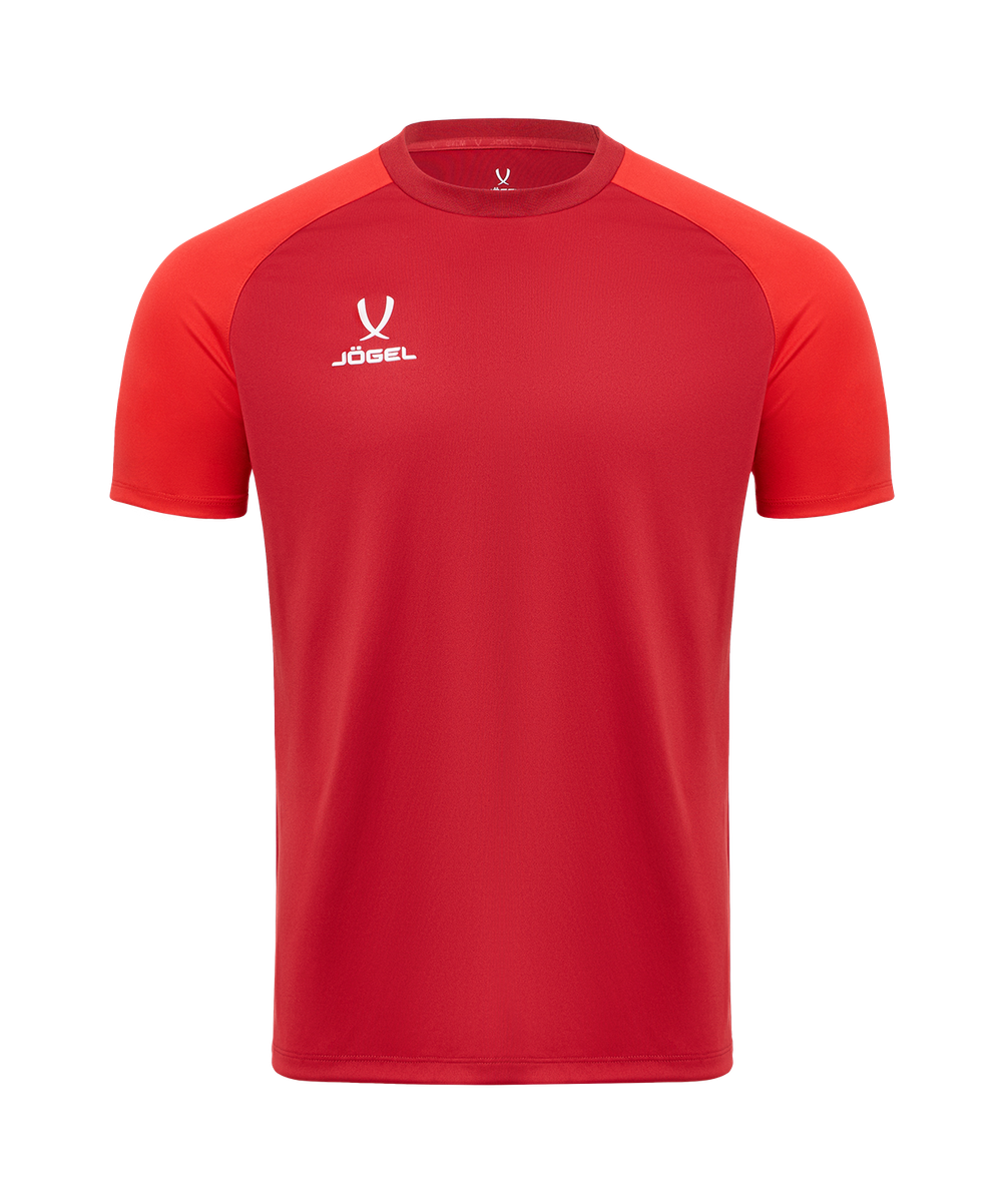 Футболка тренировочная JOGEL PREMIER PerFormDRY Training Tee, темно-красный/красный