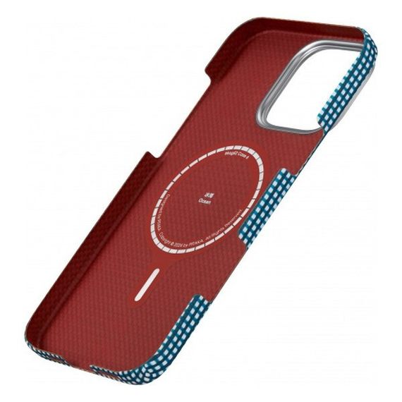 Чехол Pitaka Ultra-Slim Case для iPhone 16 Pro Синий (Ocean Blue) KI1601POCE