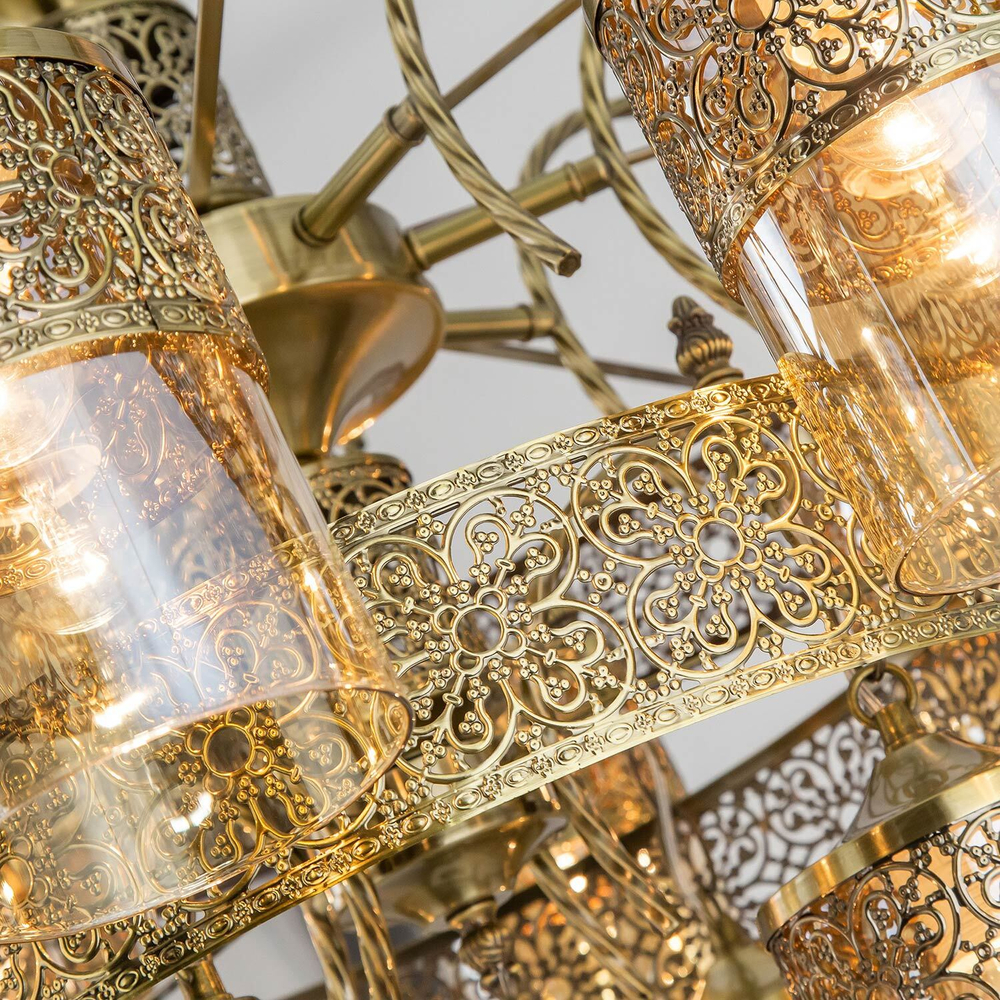 Citilux Эмир CL467193 Люстра подвесная Бронза