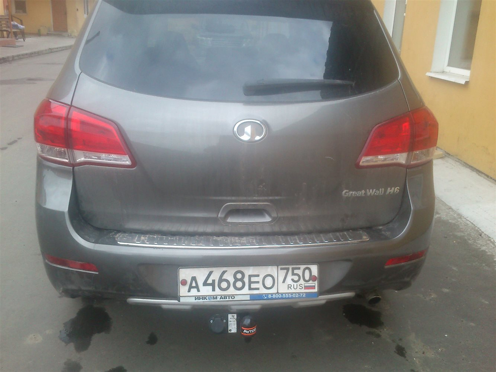 Фаркоп для Great Wall Hover H6 SUV 2013г.-по н.в. (без электрики) (паспорт и сертификат) AvtoS.GW11