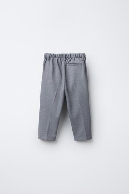 ZARA КОМФОРТНЫЕ КОСТЮМНЫЕ БРЮКИ, СЕРЫЙ