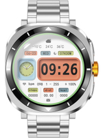 Смарт часы PARASMART CUBE F7 Ultra (металлический блочный браслет, серебристый)