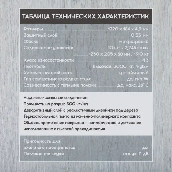 SPC ламинат I-Floors Basic - Дуб Брунсвик (4.2 мм)
