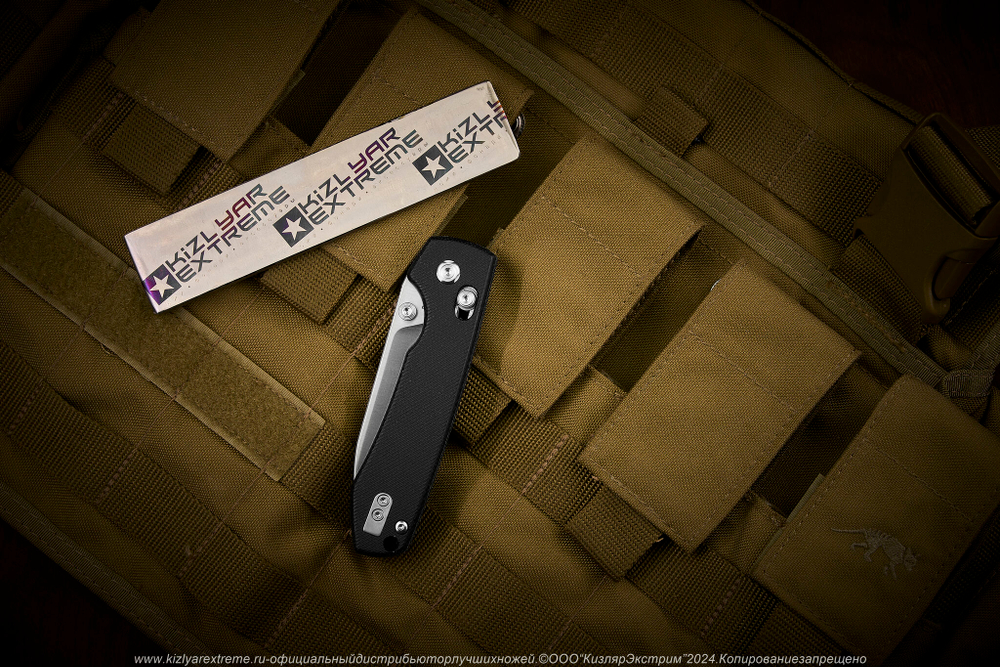 Нож Vosteed Raccoon CB сталь 14C28N Satin рукоять Black Micarta