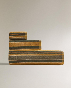 Zara Home - Банное полотенце с разноцветными полосками, разноцветный, 50х90 см