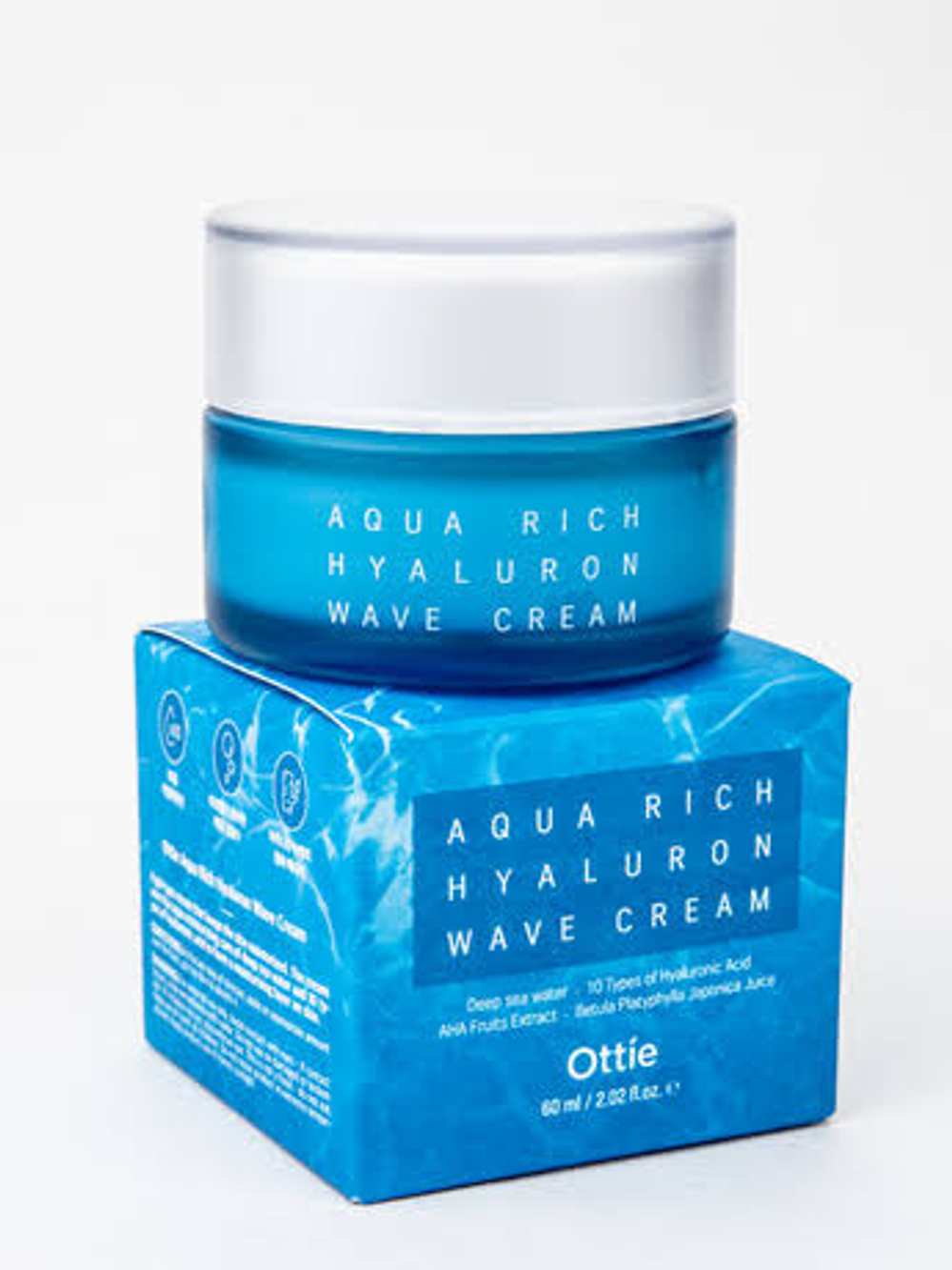 Крем с гиалуроновой кислотой Ottie Aqua Rich Hyaluron Wave Cream, 60 мл