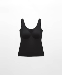 Oysho Майка с чашками Perfect-Adapt, черный