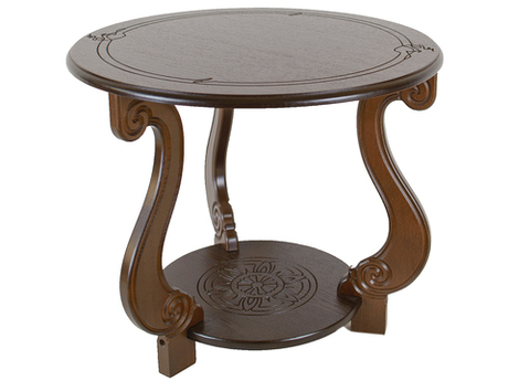 Стол журнальный Мебелик Грация (М) темно-коричневый