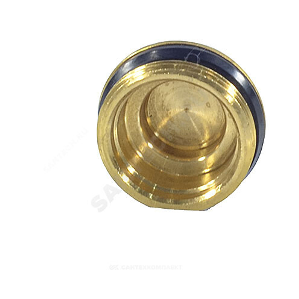 Пробка латунь 3/4" НР с герметичной прокладкой для коллектора R592D Giacomini R592DY004