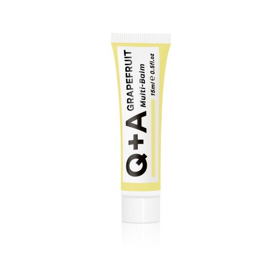 Бальзам для губ и сухой кожи Q+A, Grapefruit Multi-Balm, 15мл