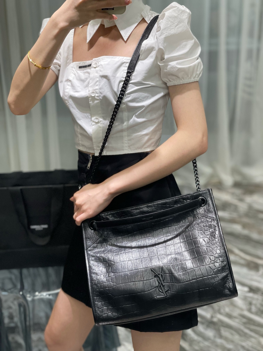 Yves Saint Laurent Niki Shopping Bag 33 cm