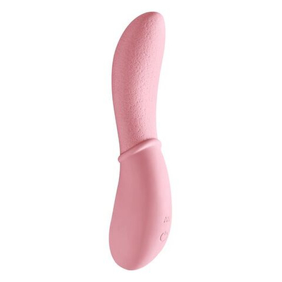 Розовый вибростимулятор Appetency Licking Tongue Vibe - 16,5 см. (Цвет: розовый)