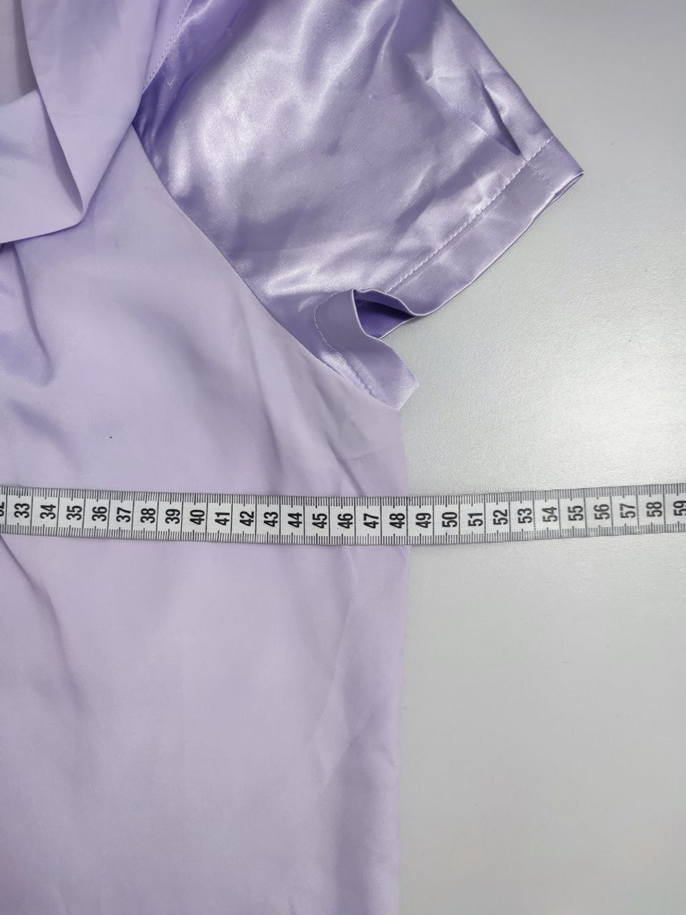 Блузка Zarina лавандового цвета 48 размер